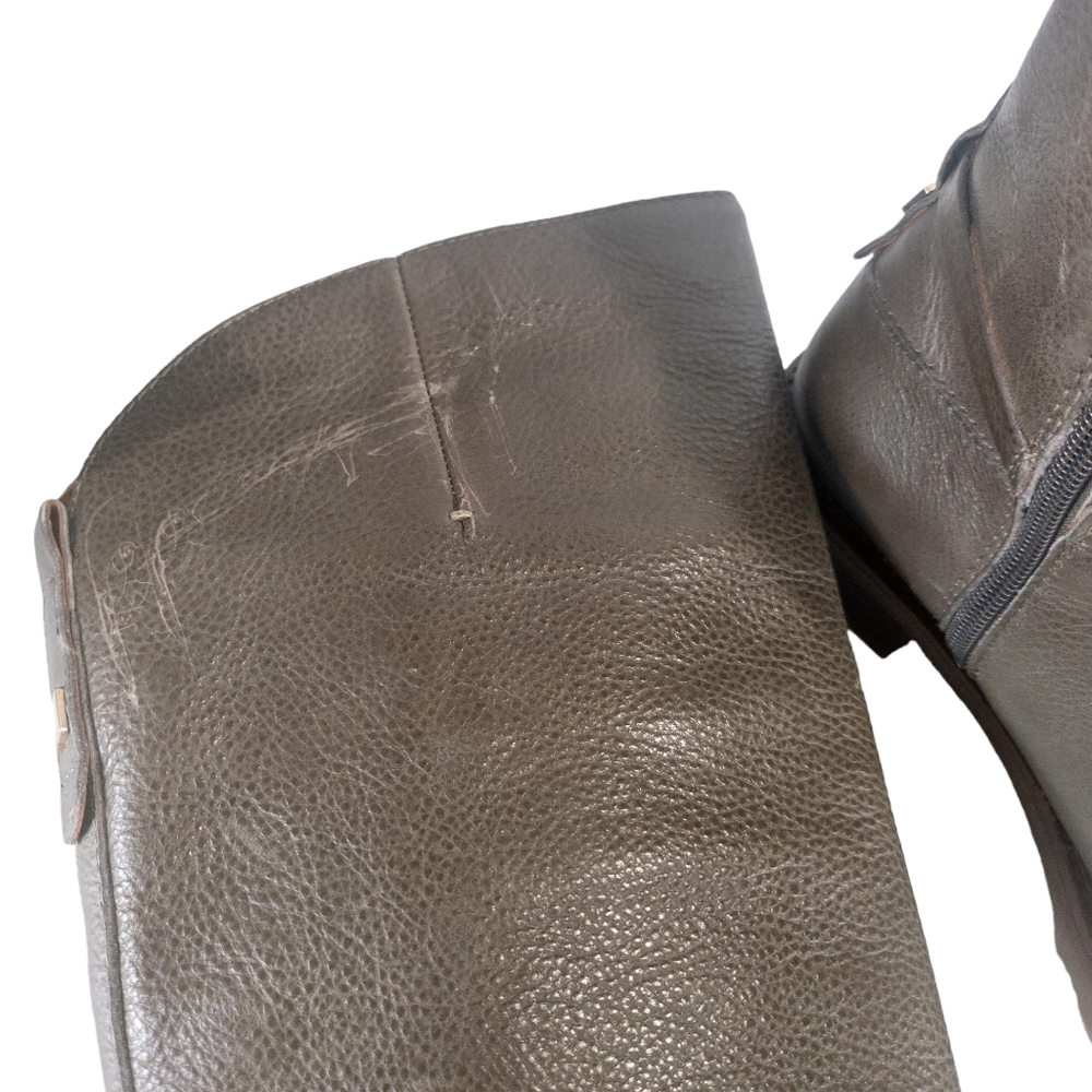 Franco Sarto Haylie Riding Boots Iron -7.5 - Picture 6 of 7